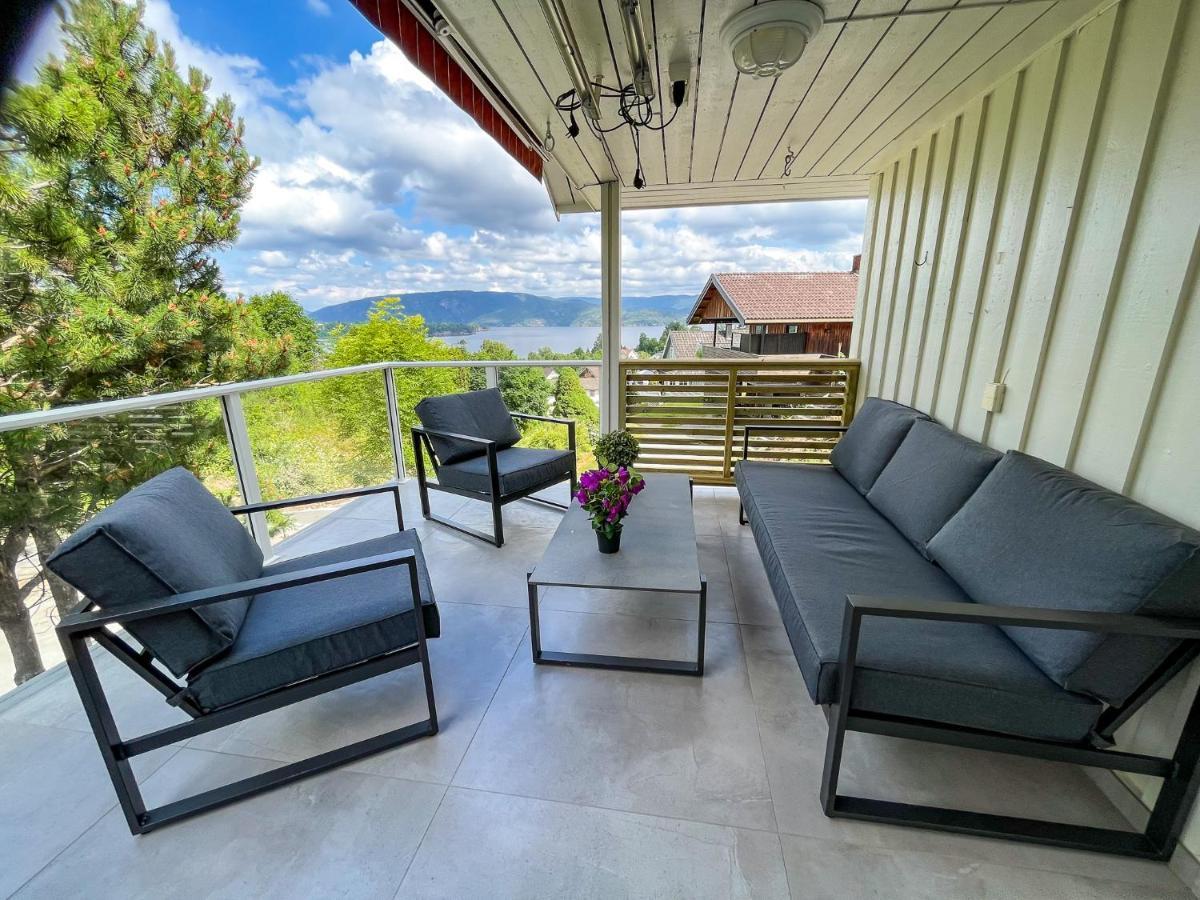 Leilighet Med Flott Uteplass Ulefoss Εξωτερικό φωτογραφία