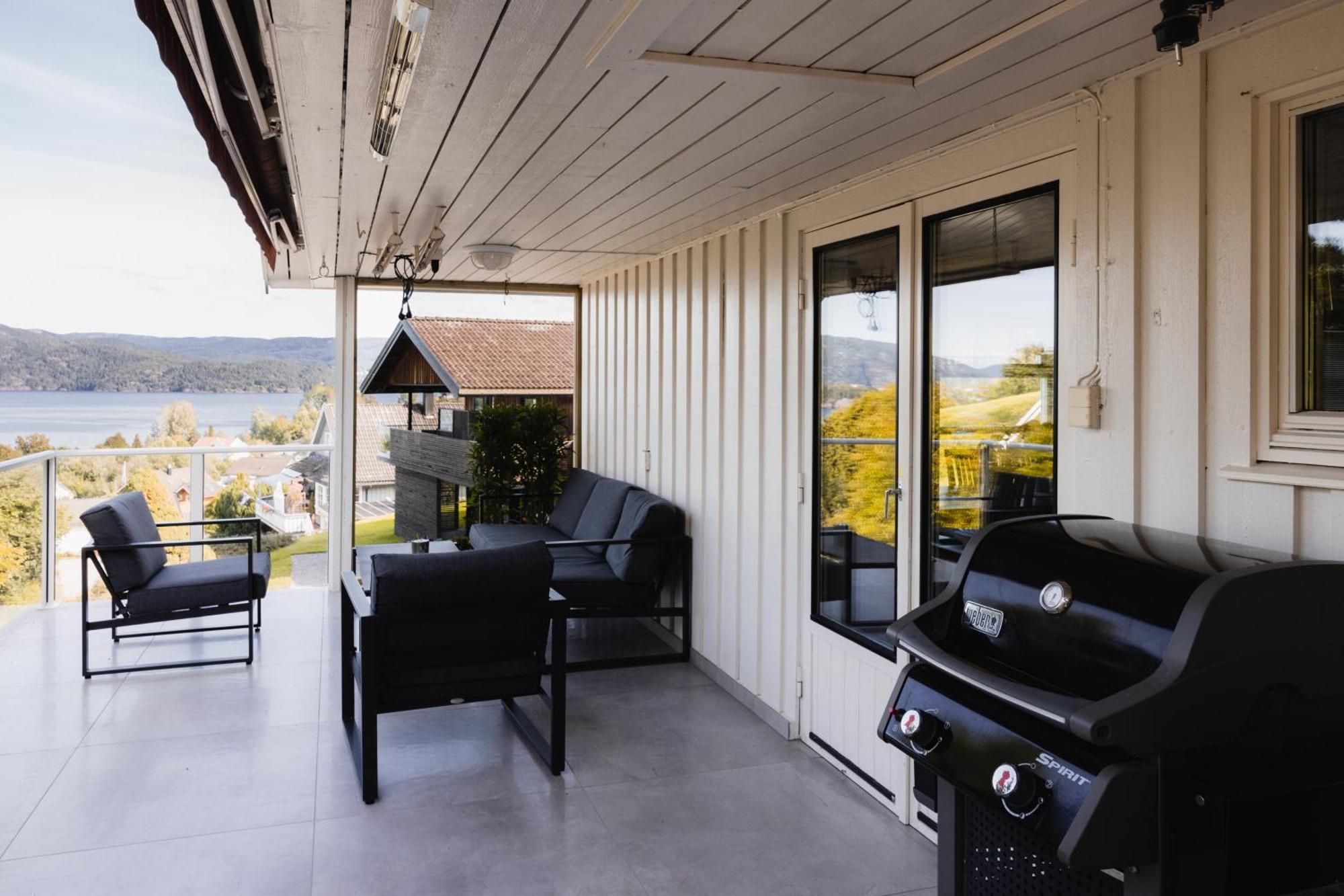 Leilighet Med Flott Uteplass Ulefoss Εξωτερικό φωτογραφία